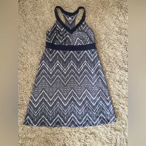 ZeroXposur Voyage stretch Dress Gray White Racerback Women’s, size XL - Picture 7 of 11